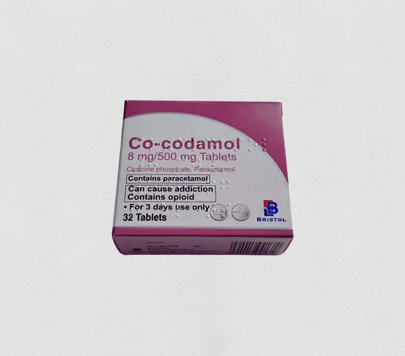 Co-Codamol Tablets 8/500mg 32 Tablets