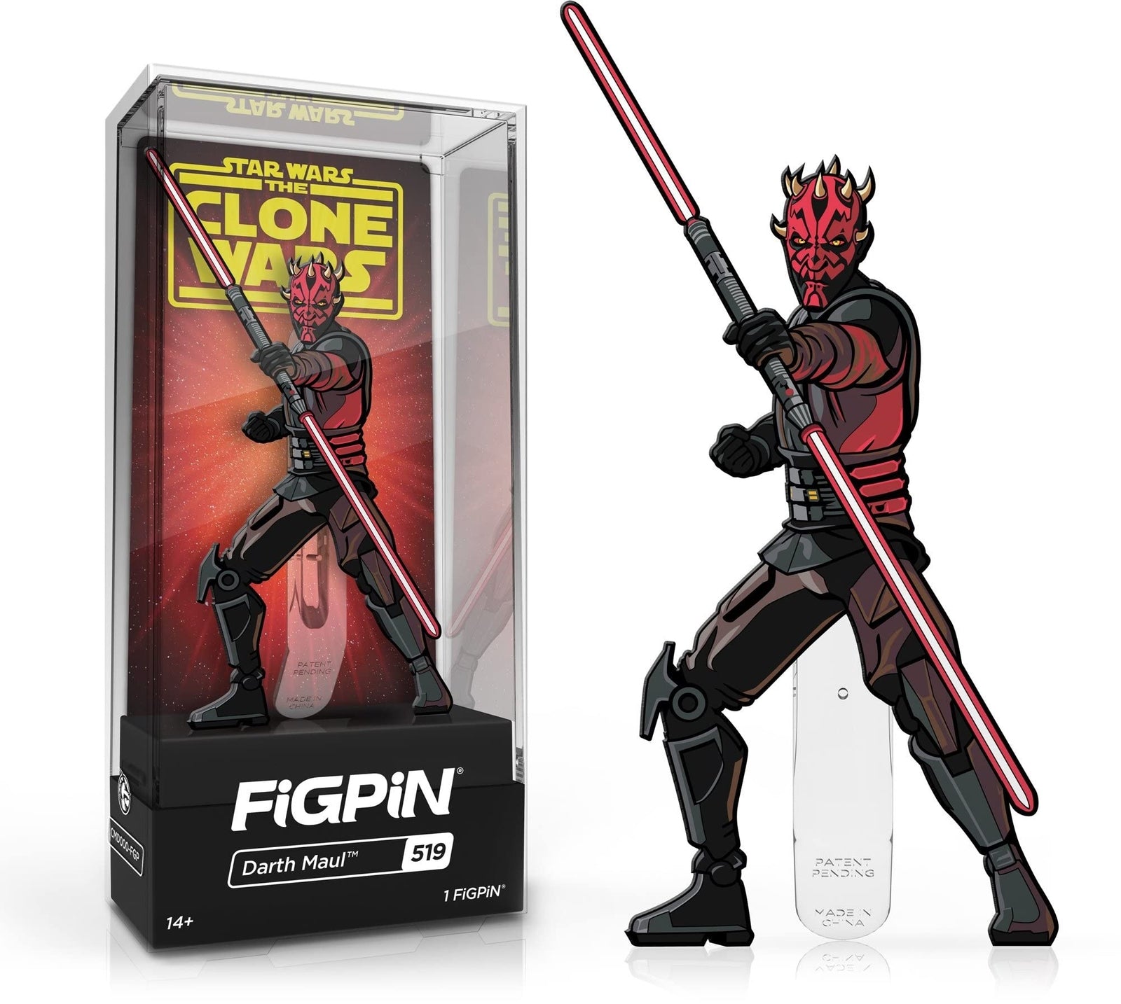 FiGPiN Star Wars The Clone Wars Darth Maul 3 Enamel Pin #519