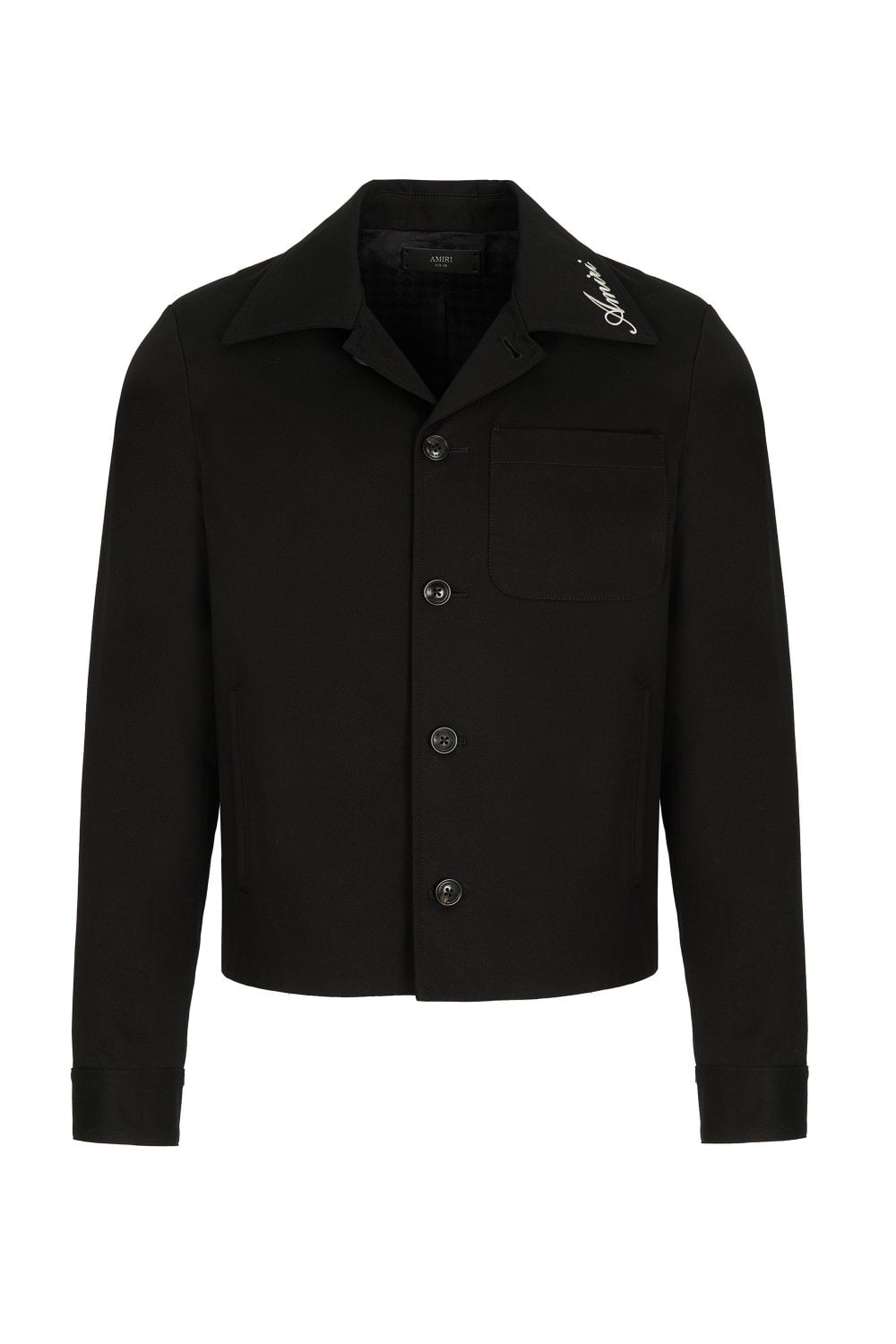 AMIRI SCRIPT COLLAR JACKET Size: 50, colour: BLACK
