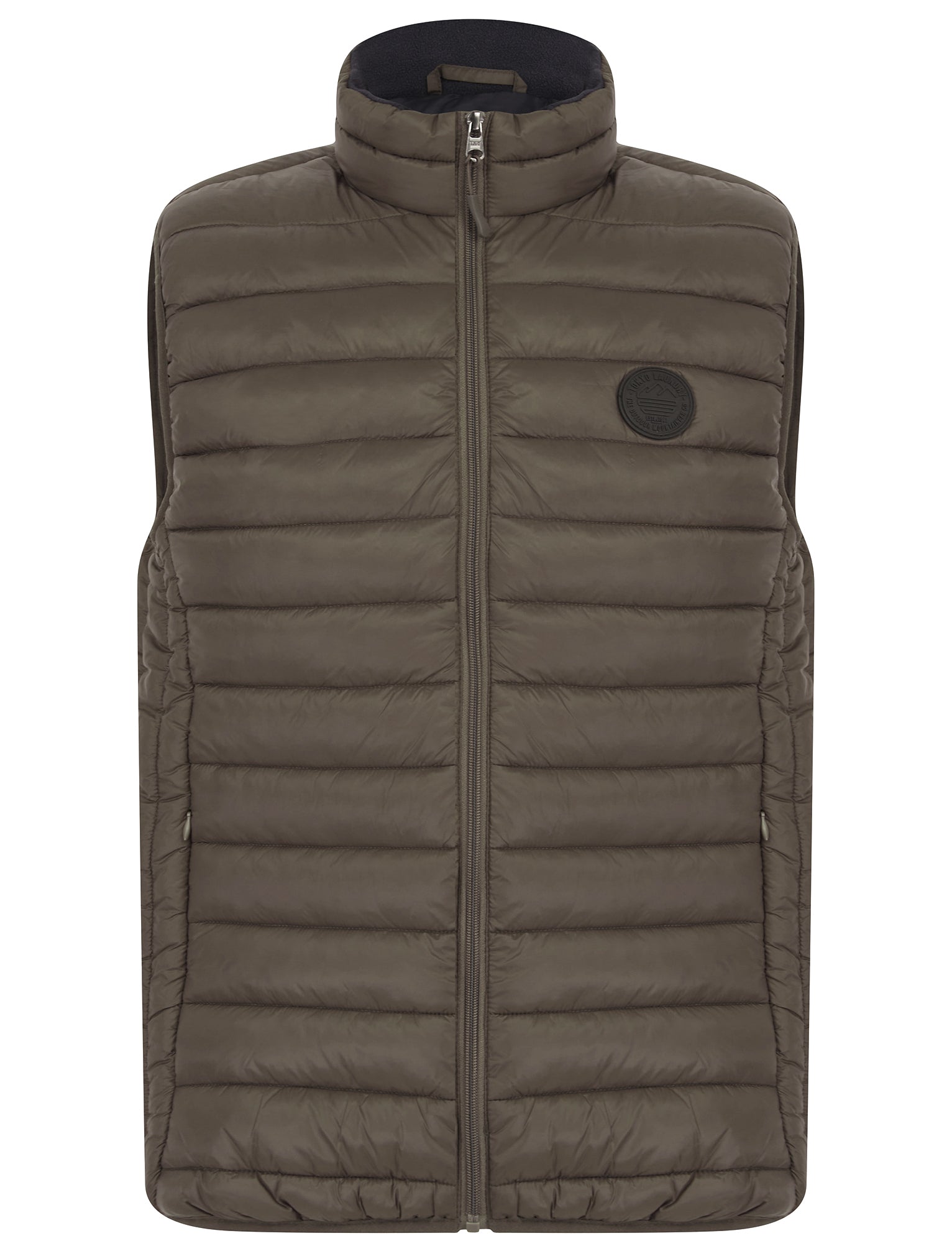 Coats / Jackets Mentari Quilted Puffer Gilet with Fleece Lined Collar in Khaki / S - Tokyo Laundry
