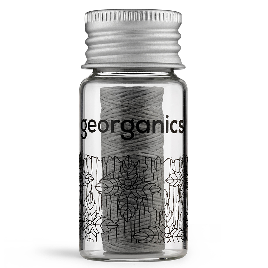 Georganics Natural Corn Floss - Activated Charcoal - 50m