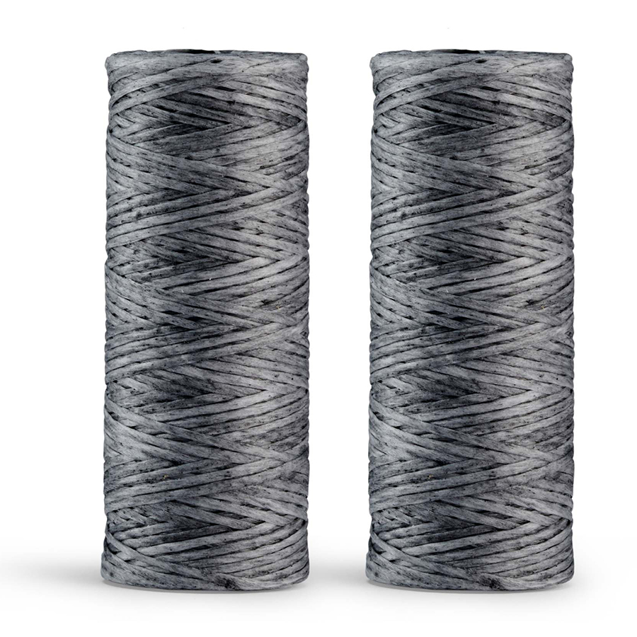 Georganics Natural Corn Floss Refill - Activated Charcoal - 2 x 50m