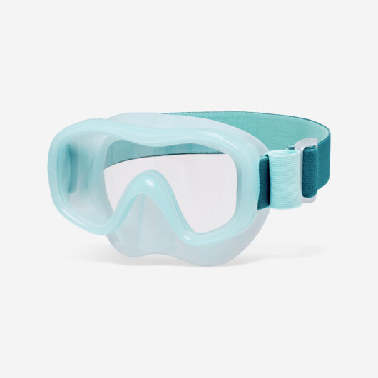 Kids Anti-fog Diving Mask 100 Comfort - Light Green