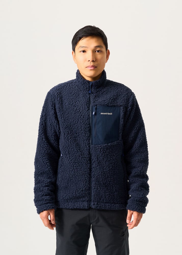 Montbell Climaplus Shearling Jacket - Navy - XL