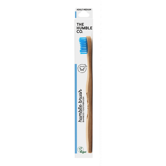 The Humble Co. Bamboo Toothbrush Adult Medium - Blue