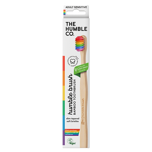 The Humble Co. Bamboo Toothbrush Adult Sensitive - Proud