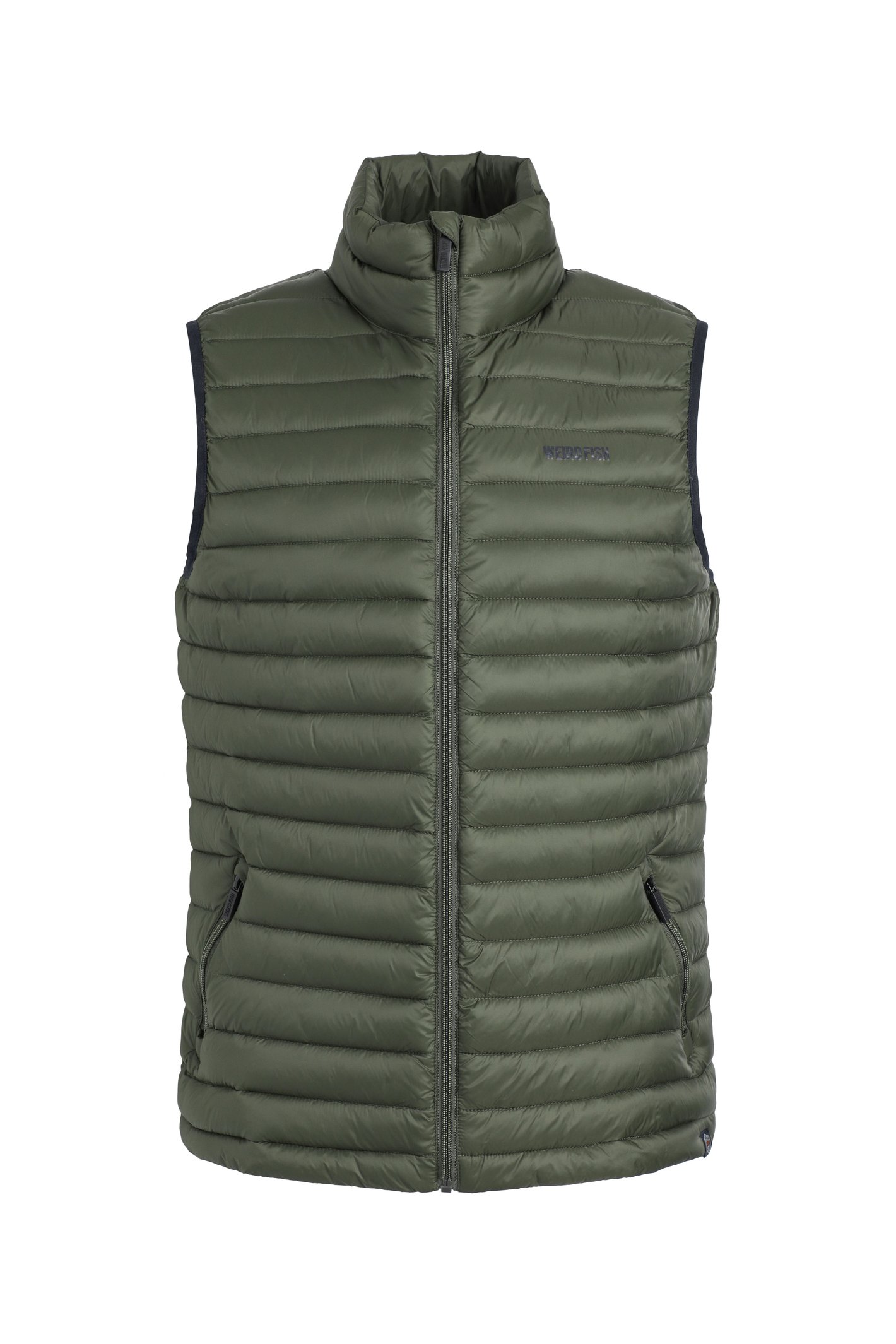 Weird Fish Langtree Lightweight Showerproof Padded Gilet Deep Lichen Green Size 2XL