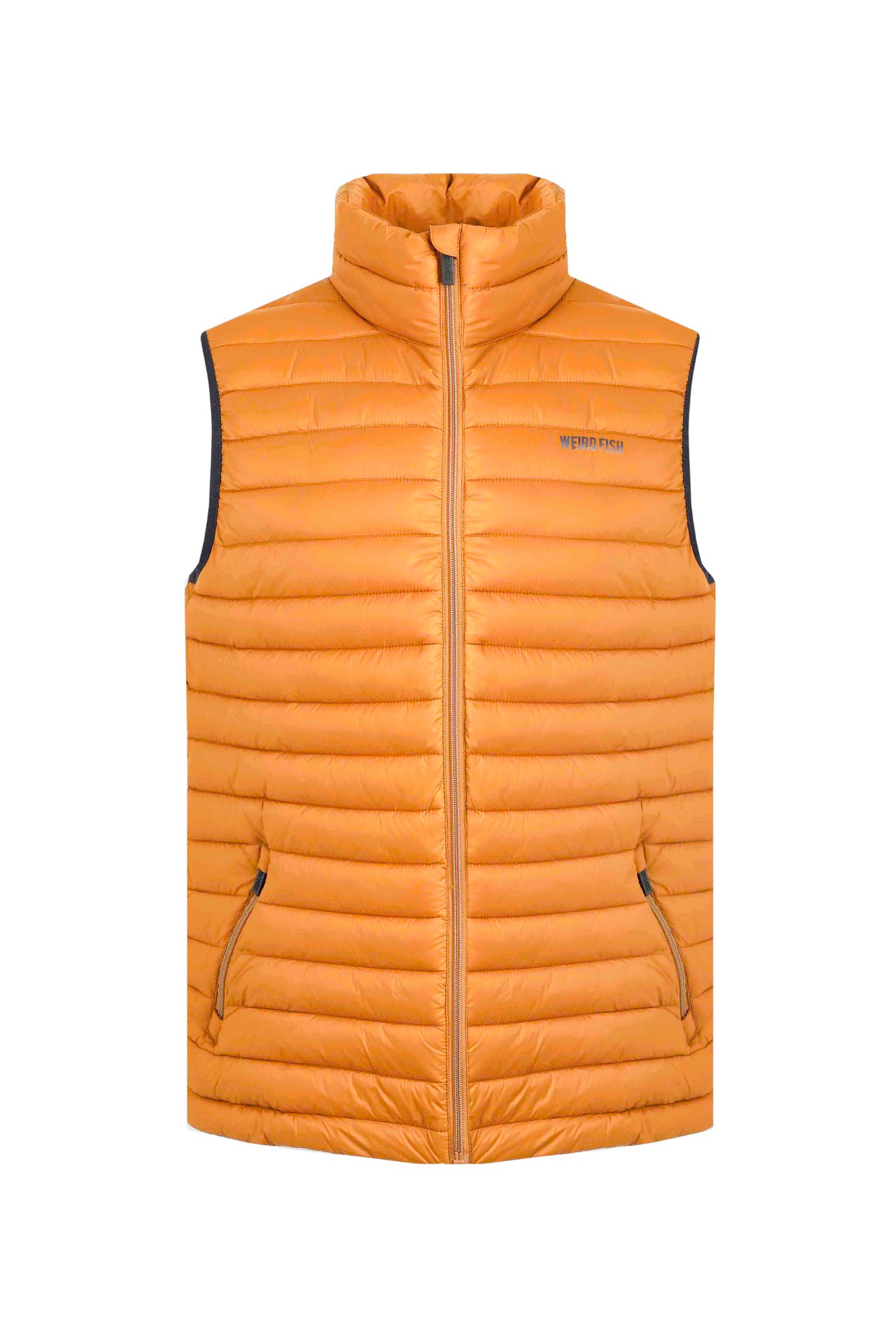 Weird Fish Langtree Lightweight Showerproof Padded Gilet Desert Sunset Size L